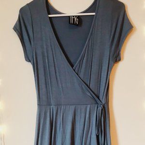 Blue Wrap Dress